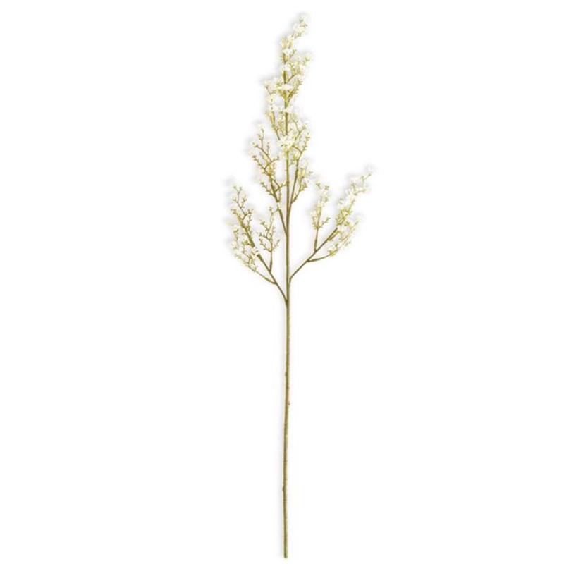 31" White Mini Berry Spray