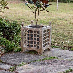 Aged Metal Orangery Planter- Limited