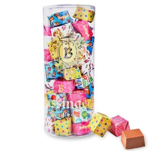 Bissinger's Solid Milk Chocolate Birthday Presents Tube