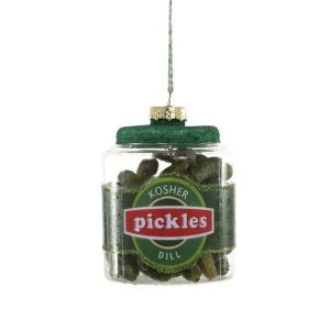 Cody Foster Glass Pickle Jar Ornament