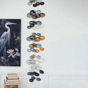 Hand-Blown Glass Bubble Garland - Choose Color