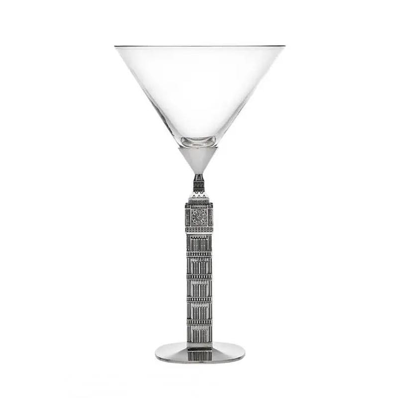Landmark Collection - Big Ben Martini Glass