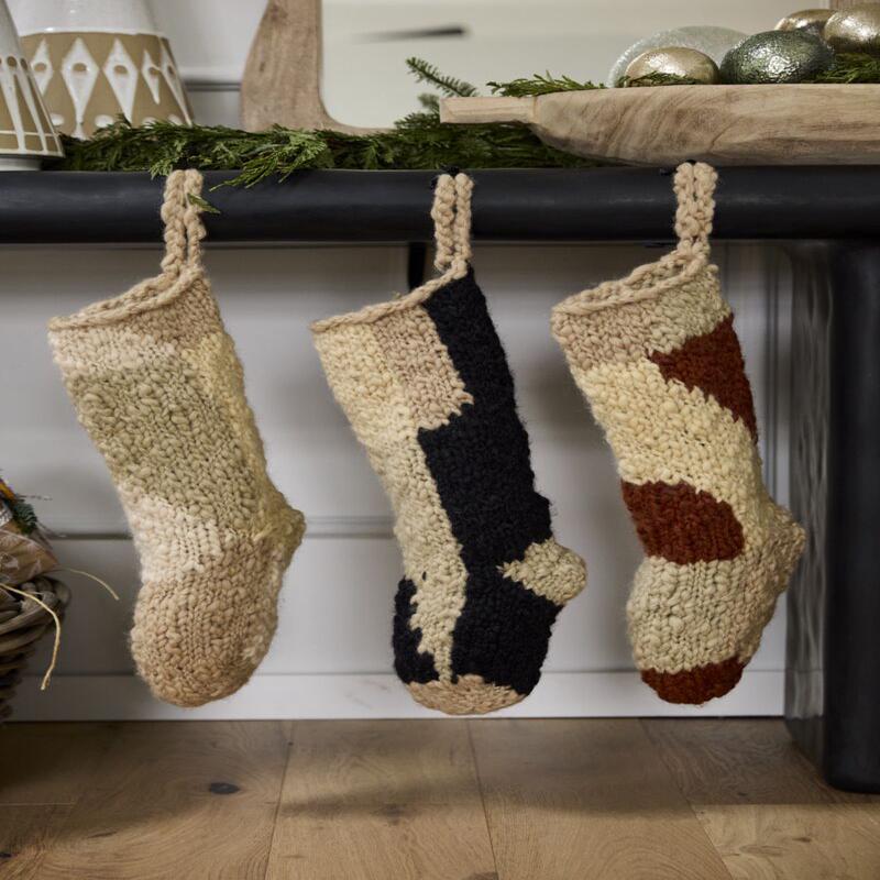 Quiet Night Stocking - Choose Color