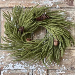 24" Norfolk Ridge Wreath