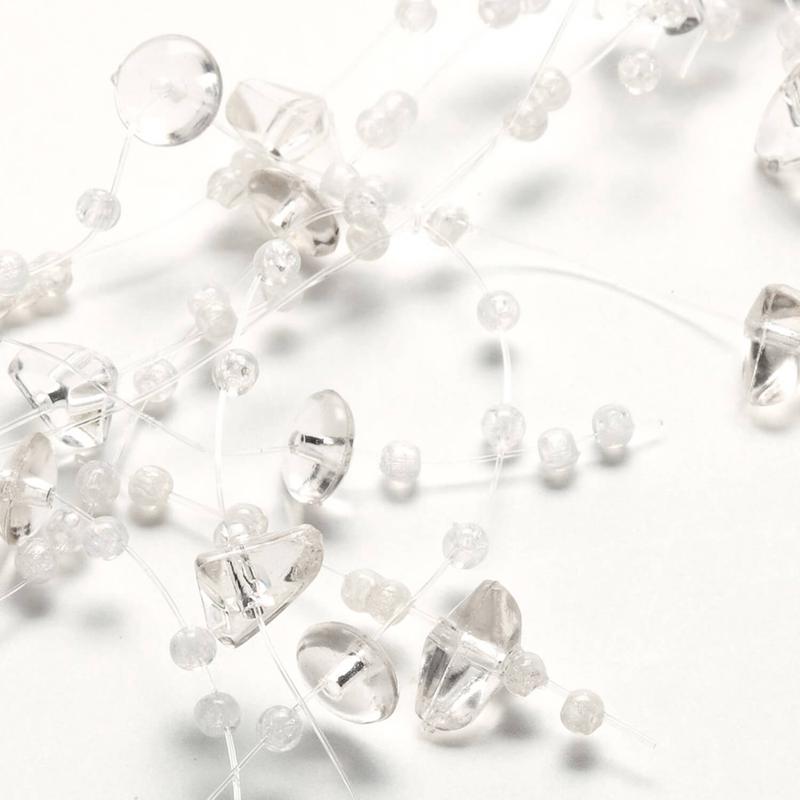 60" Clear Bead Garland