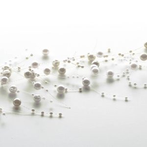 60" Ivory Bead Garland