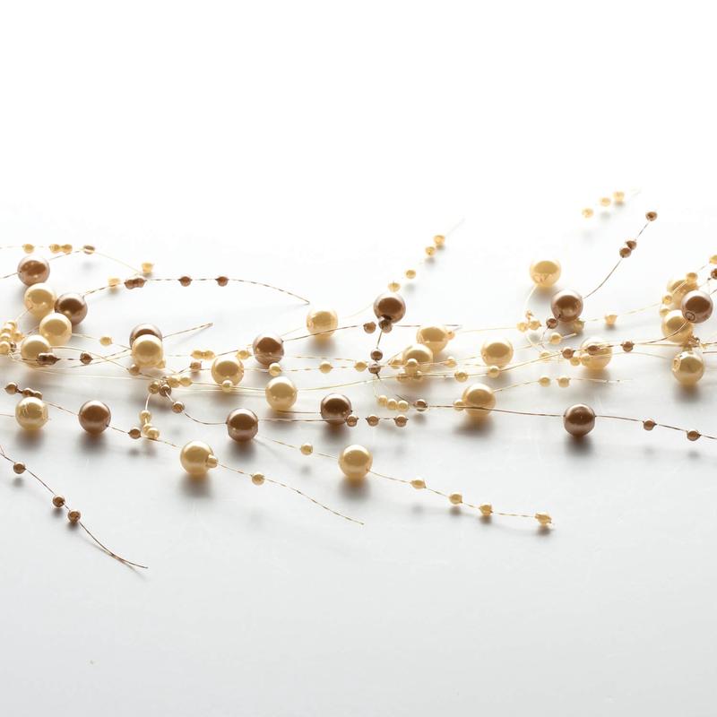 60" Soft Gold Bead Garland