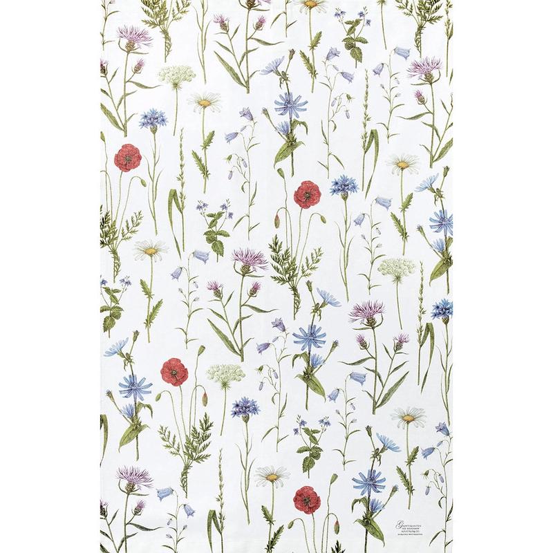 Botanical Morning Tea Towel Made in Europe