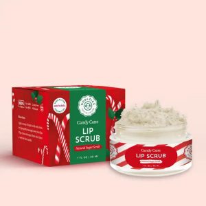 Candy Cane Sugar Lip Scrub with Shea & Cocoa Butter