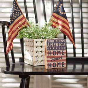 God Bless Home Sweet Home Block Sign