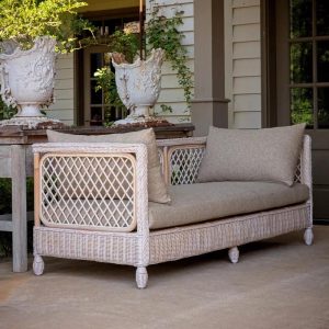 The Terrace Rattan Settee