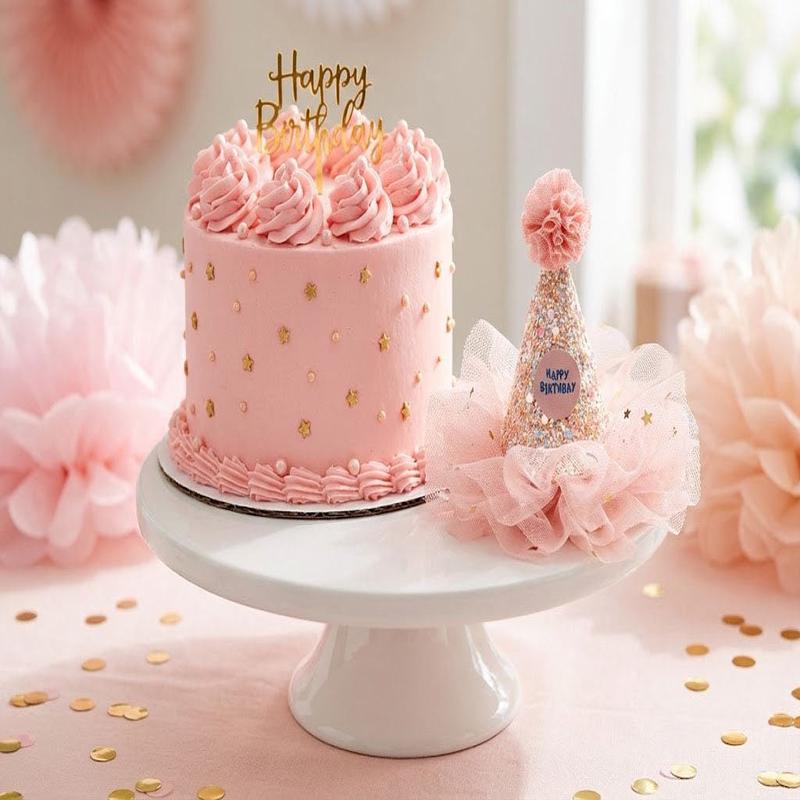 Birthday Hat Hair Clip