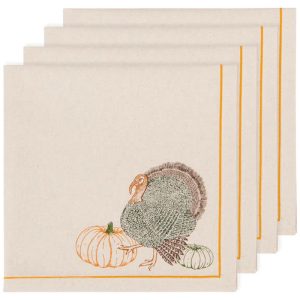 Cornucopia Printed Napkins | Set of 4