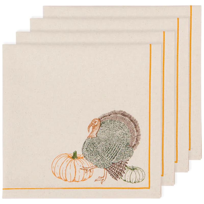 Cornucopia Printed Napkins | Set of 4