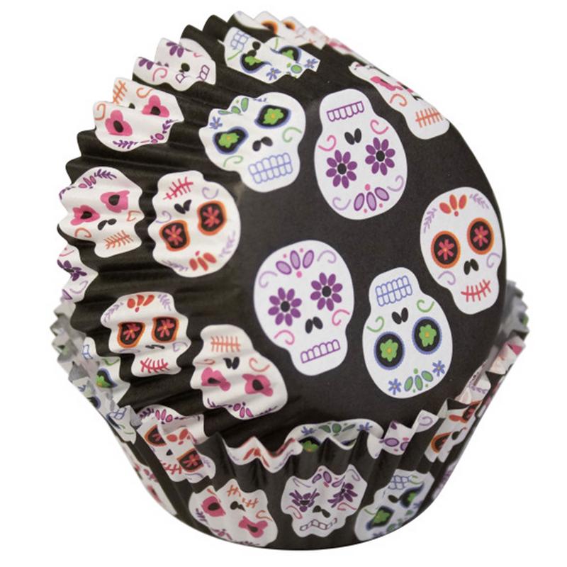 Day of the Dead Standard Baking Cups, Pack of 24