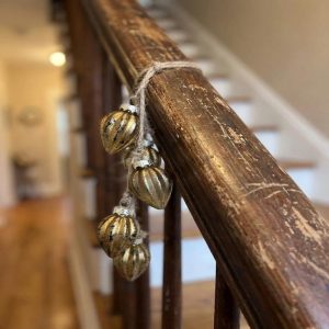 Distressed Glass Cluster Ornament