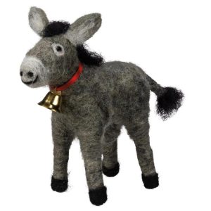 Felt Donkey with Bell