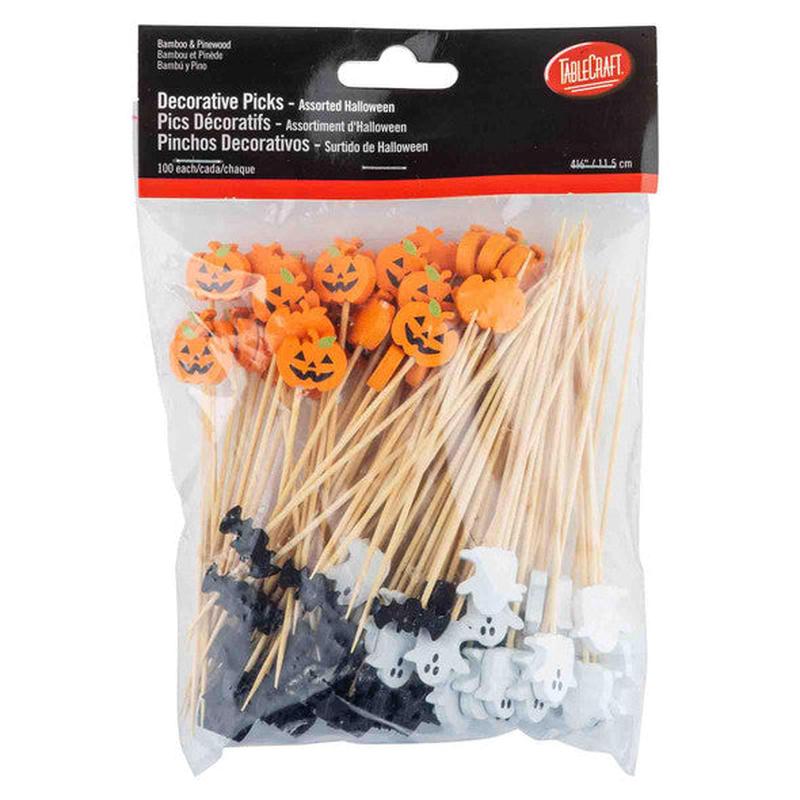 Halloween Picks, Pack of 100