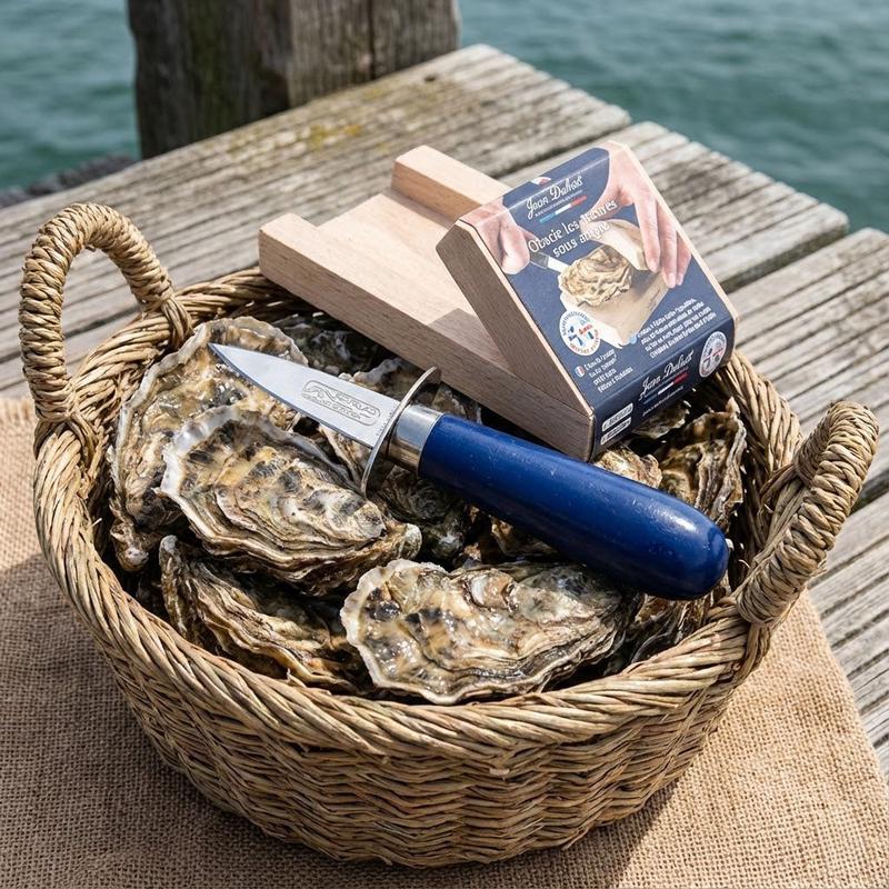 Jean Dubost French Blue Oyster Opener Shucker