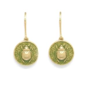Lucky Beetle Earrings
