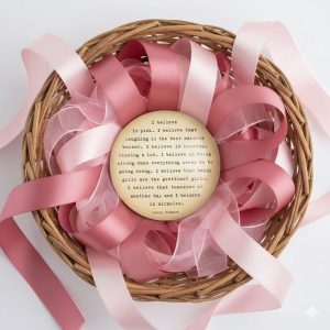 Paperweight - I Believe in Pink