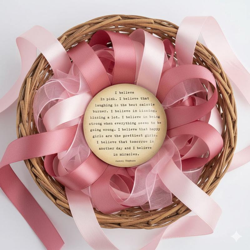 Paperweight - I Believe in Pink