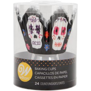 Petal Baking Cups Day of the Dead | 24-Pack