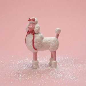Pink and White Sugar Poodle