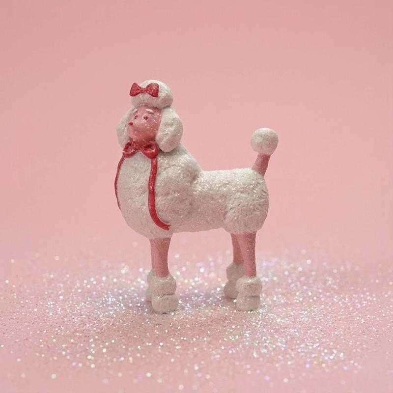 Pink and White Sugar Poodle