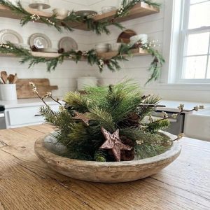 Rustic Stars and Pine Half Sphere