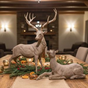 Set of 2 Deer - Buck and Doe