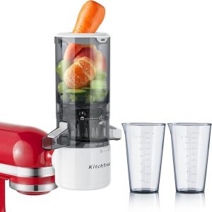 Slow Cold Press Juicer Attachment for KitchenAid Mixers