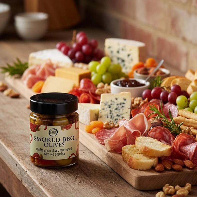 Smoked Barbecued Olives