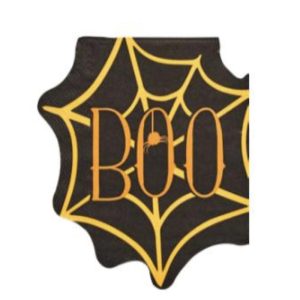 Spiderweb Diecut BOO Paper Napkins