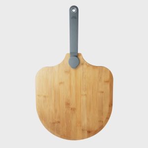 Bamboo Pizza Peel with Folding Handle, 12x14-Inch