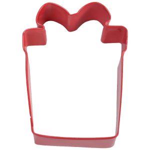 Christmas Gift Cookie Cutter (Red, 3.5)