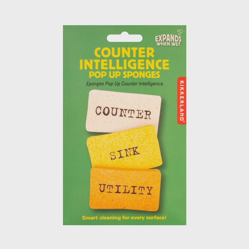 Counter Intelligence Pop-up Sponges