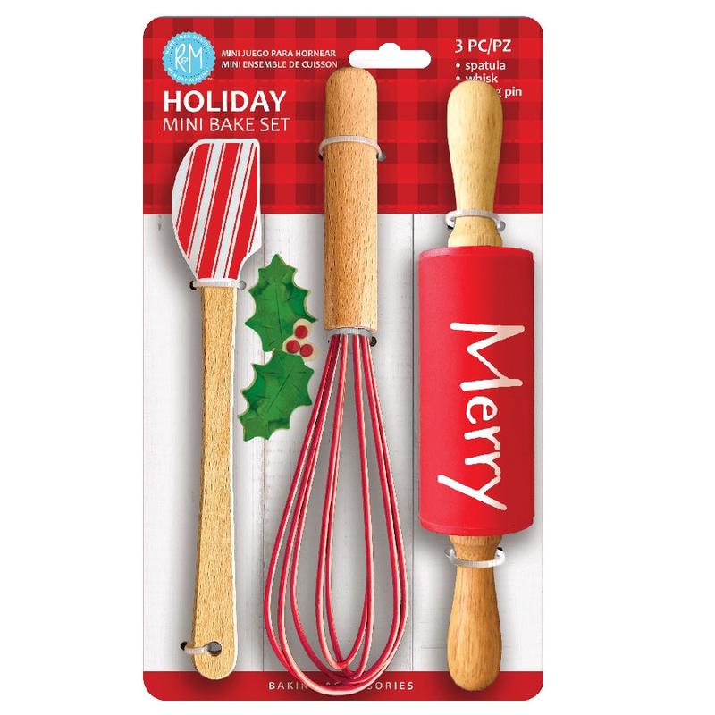 Holiday Mini Baking Set, 3-Pieces