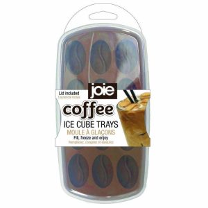 Ice Cube Tray with Lid, Coffee Beans Design