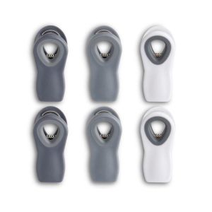 Magnetic Bag Clips | Set of 6, Grey
