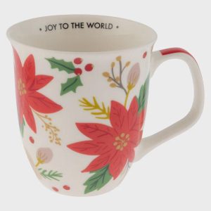 Nutcracker Shelly Poinsettia Mug