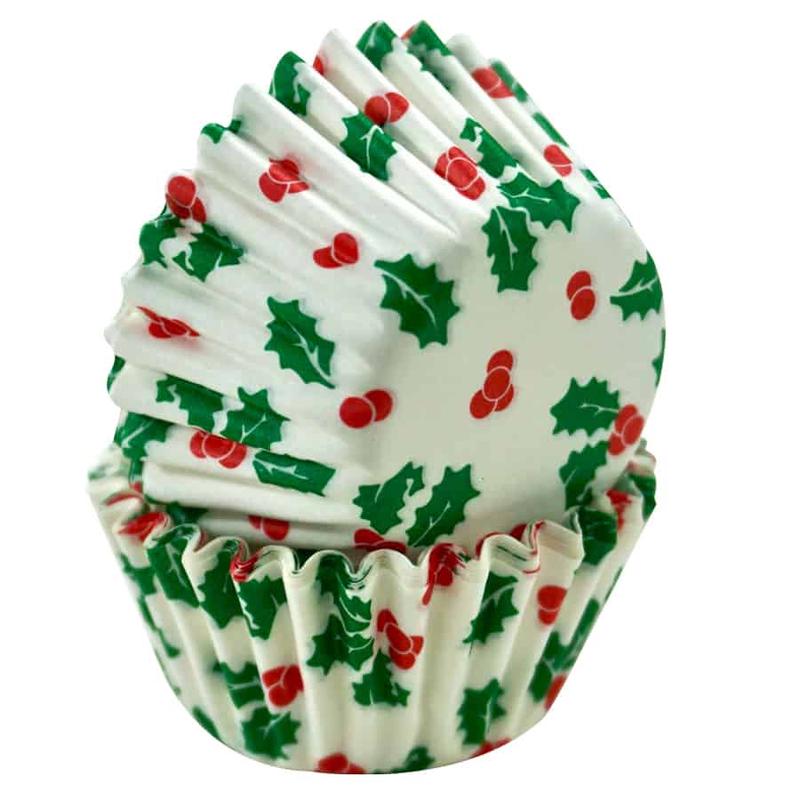 Petit Four Cupcake Liners Christmas | Pack/100
