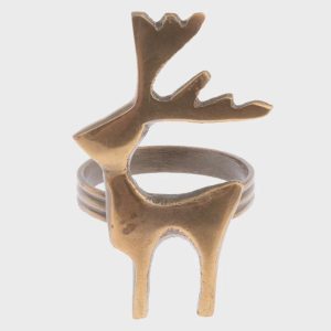 Reindeer Napkin Rings, Set of 4