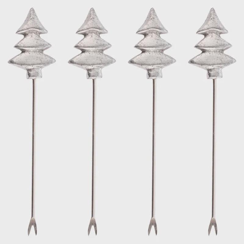 Tree Holiday Cocktail Picks