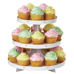 3-Tier Cupcake Stand, White