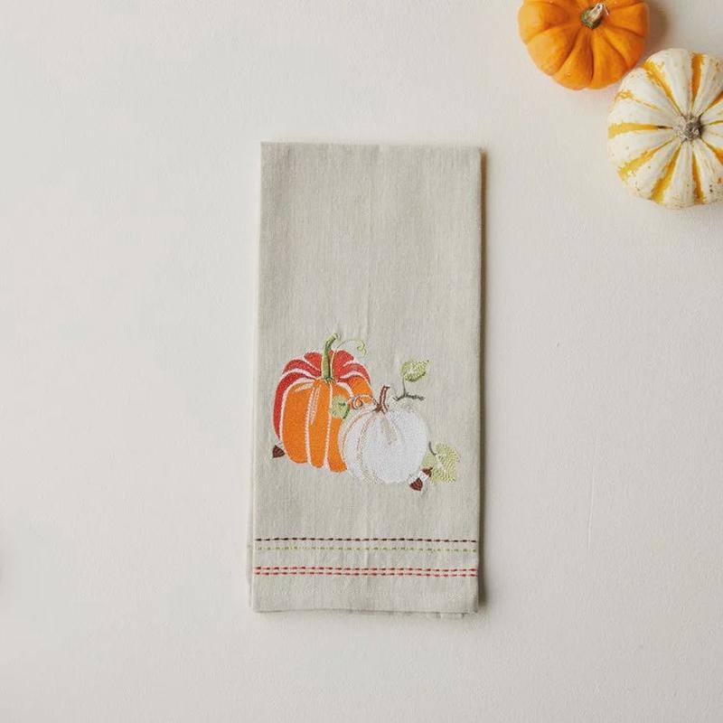 Fall Pumpkins Dishtowel