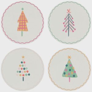 Glitzmas Soak Up Coasters, Set of 4