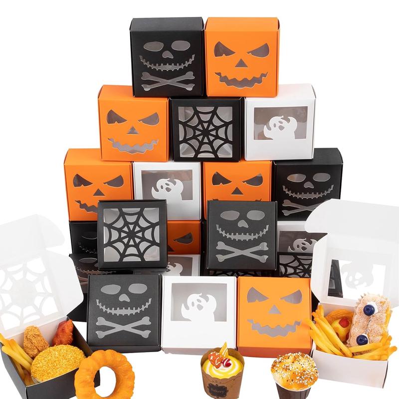 Halloween Treat Boxes, 4.7"x4.7"x2.5"