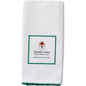 Holiday Family Time Dishtowel
