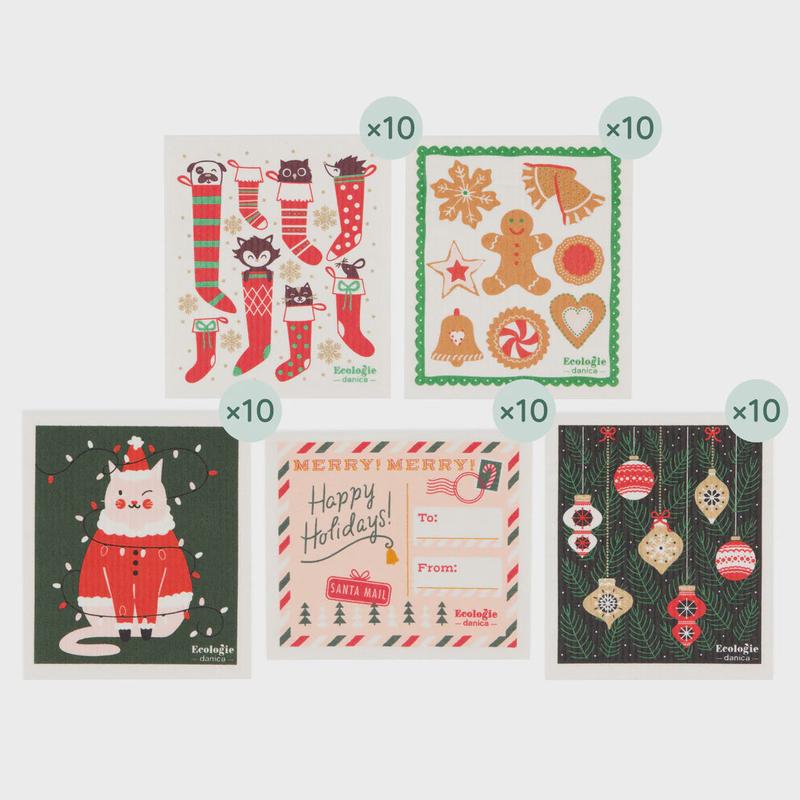 Holiday Swedish Dishcloth CDU